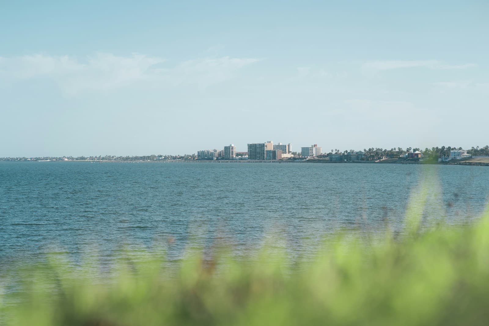 Corpus Christi, Texas cityscape and street view