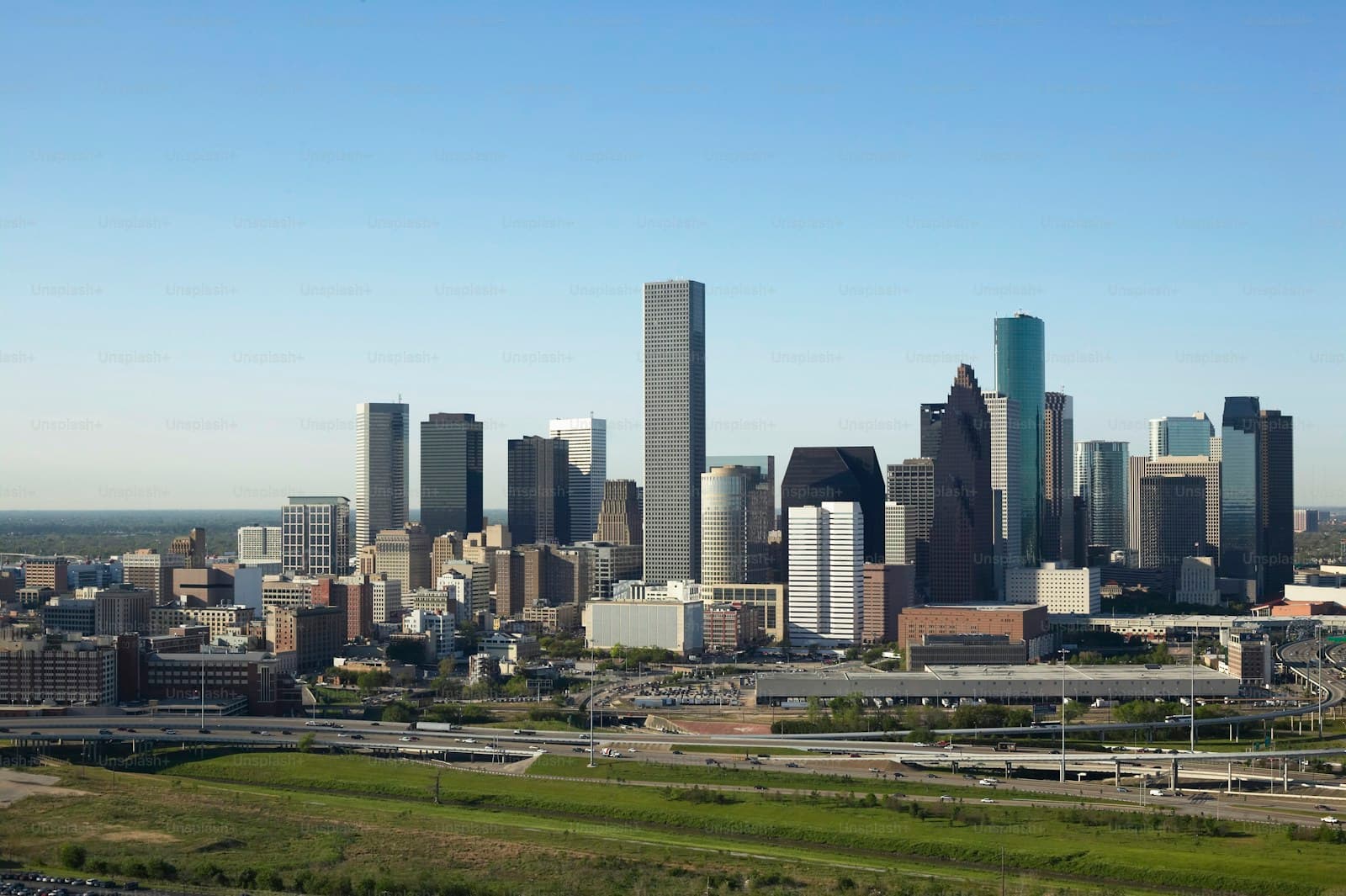 Plano, Texas cityscape and street view